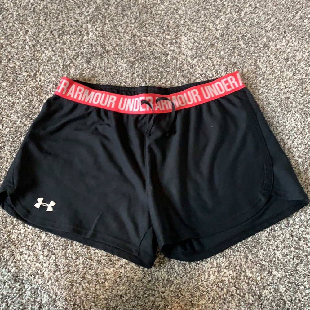 Black under armor shorts